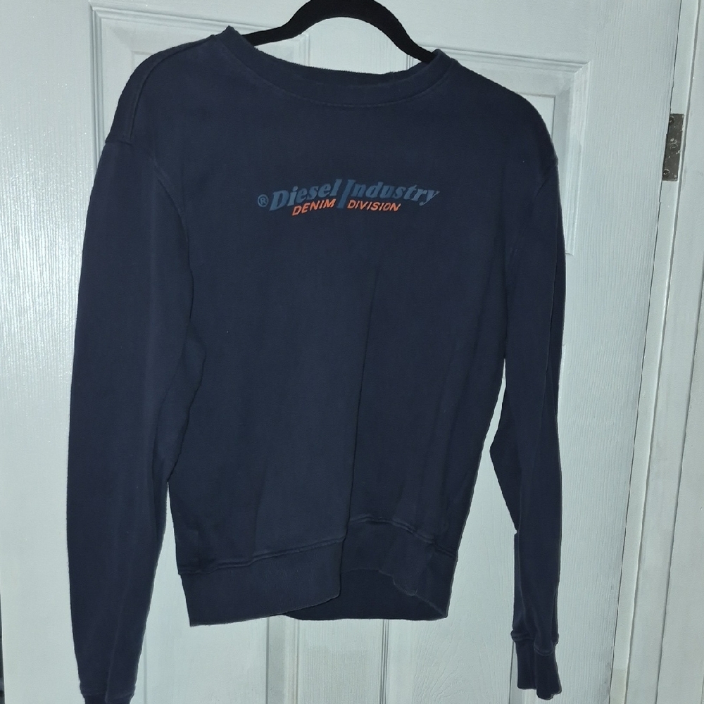 Diesel Navy Blue Crewneck Sweater